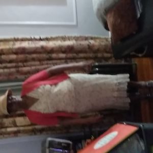 Casual Corner size 12 floral high low skirt suit